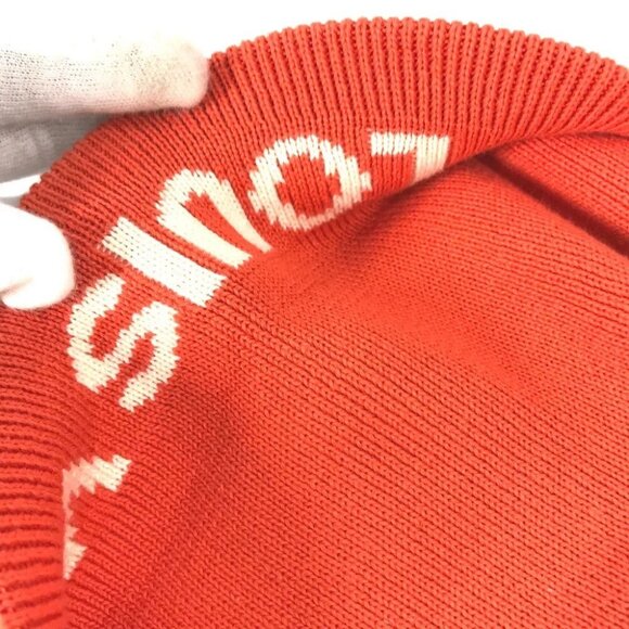LOUIS VUITTON LVCUP Louis Vuitton Cup beanie knit cap Knit hat Red/White - Picture 12 of 14